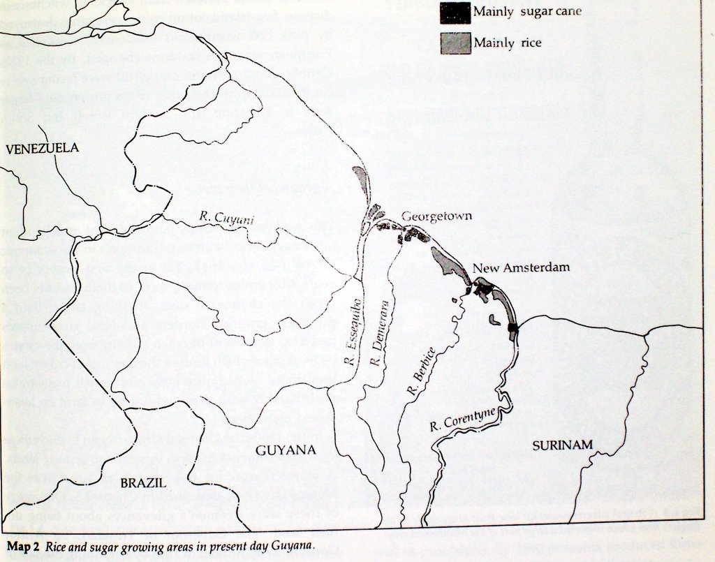 guyana map